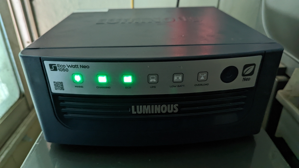 Single Luminous Eco Watt Neo 1050 Inverter, For Small Shops, LED