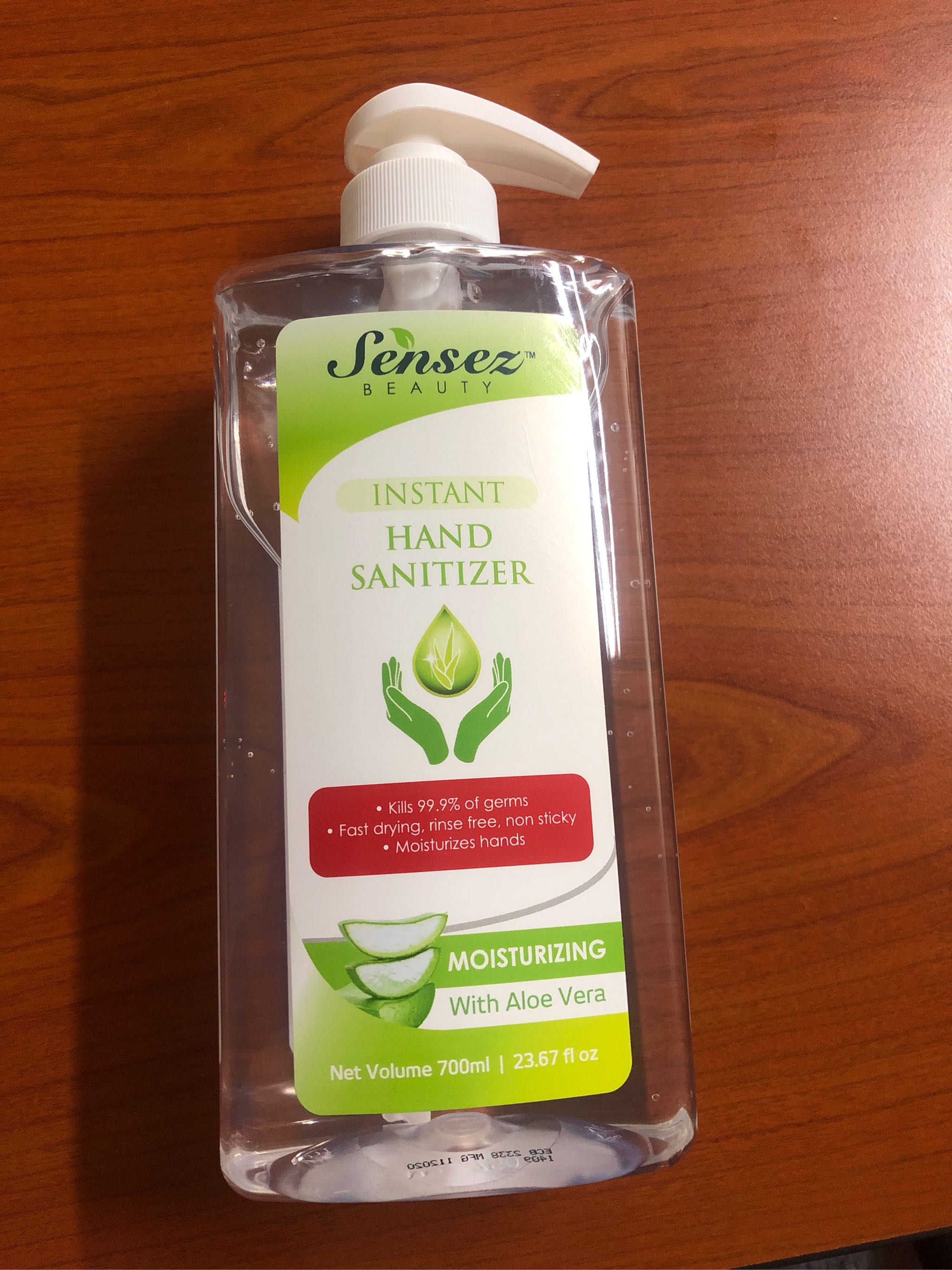 Methanol Free Sensez Beauty Hand Sanitizer Gel 700ml Free 2 X 55ml Lazada