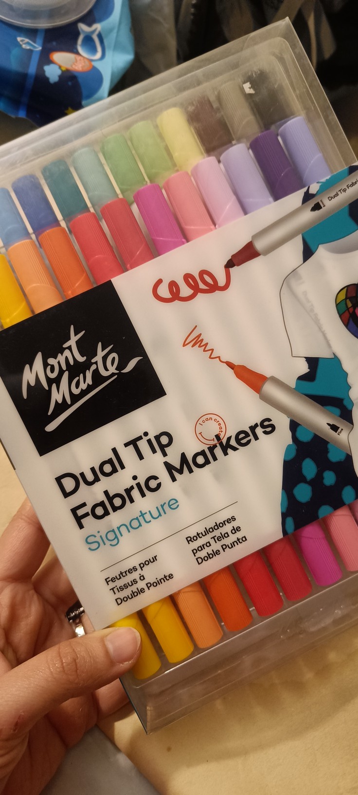 MONT MARTE FABRIC MARKER SET OF 24PC