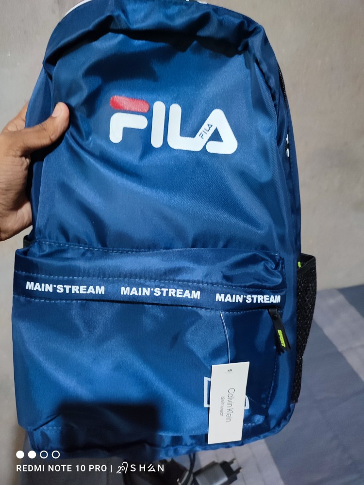 FILA Stylish Double Shoulder Bag/ Backpack (School Bag/ Class Bag