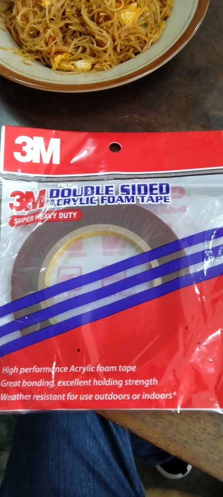 3M Tape Original Super Heavy Duty Industrial Double sided Tape For  Industrial , Car Plate , Wall Usage.