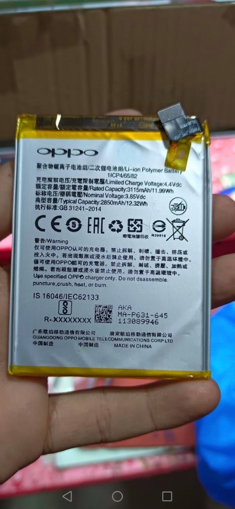 Batteria BLP839 Per Oppo F19 Pro+ 5G, Reno5 Z, A94 5G, A95 5G, Reno6 Z E 4G – Con Toolkit, Certificata UL, 543+ Cicli - 4