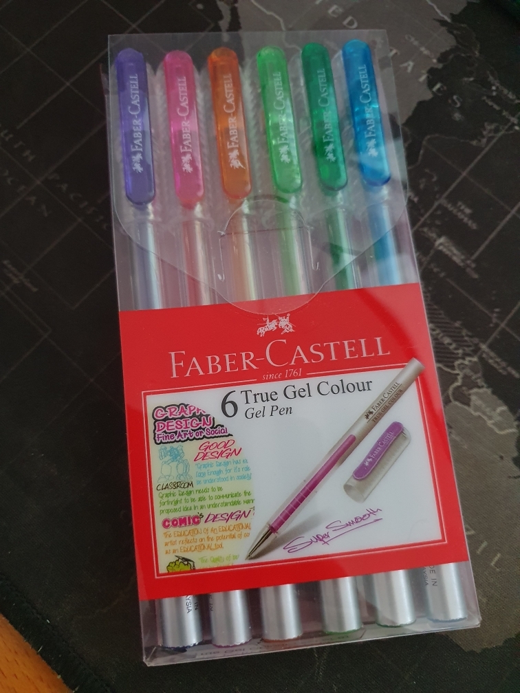 Fabercastell True Gel Sixpiece Pen Wallet