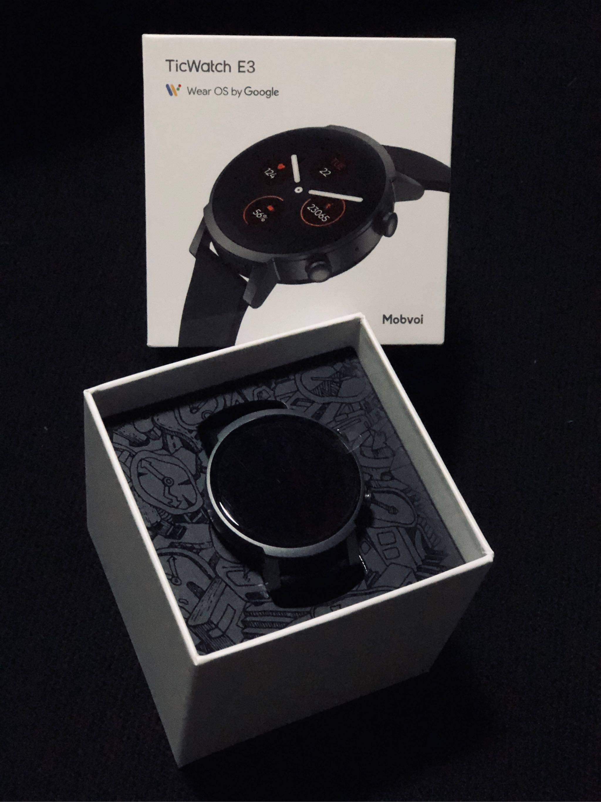 Ticwatch E3 Smart Watch Wear OS by Google for Men Women Plus 20mm Width  Black Leather Replacement Watchband, Qualcomm Snapdragon Wear 4100 Platform  Health Monitor Fitness Tracker GPS NFC Mic Speaker : Electronics 