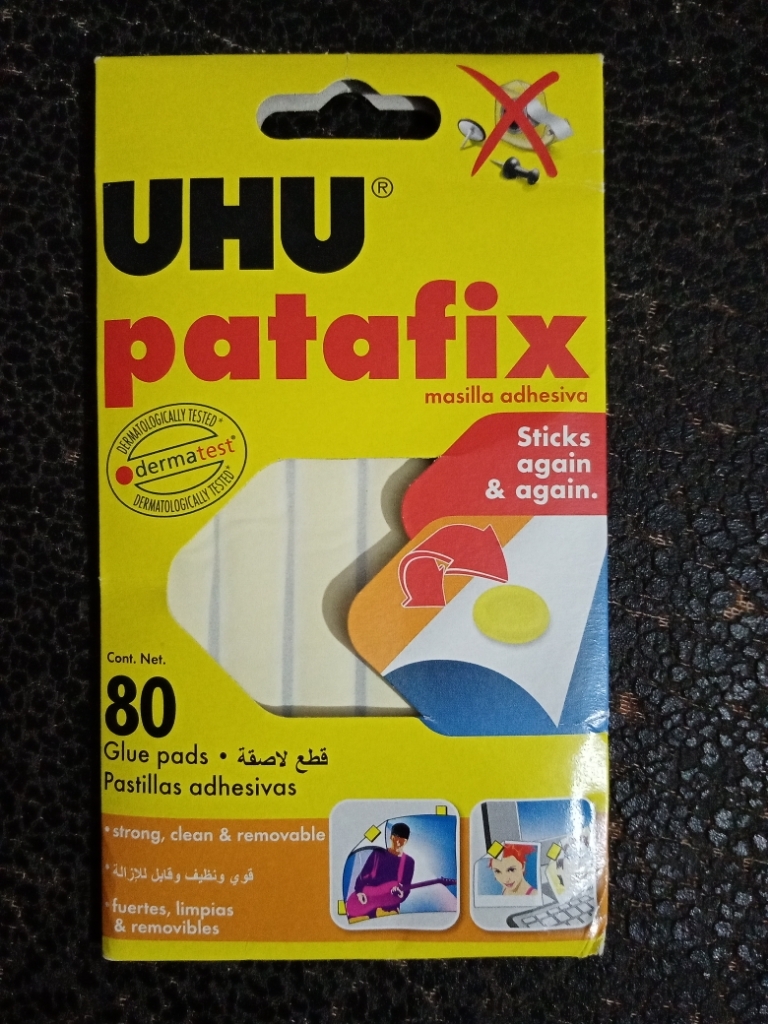 PASTILLES ADHESIVES UHU PATAFIX 80PCS.