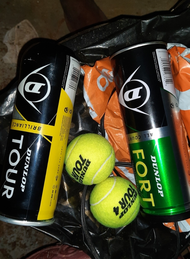 3 Dozen Dunlop Tour Brilliance Tennis Balls with a Lusum 60 Ball Bag Shop Only Authentic Top