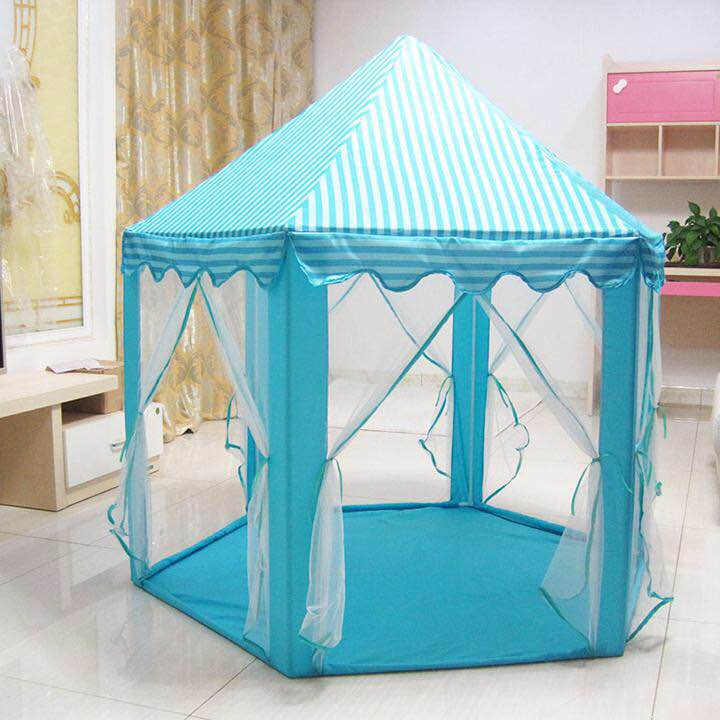 Lều công chúa [ KÈM ĐÈN LED] - Lều bóng công chúa - Lều ngủ công chúa kích  thước 100x100x135 cm 