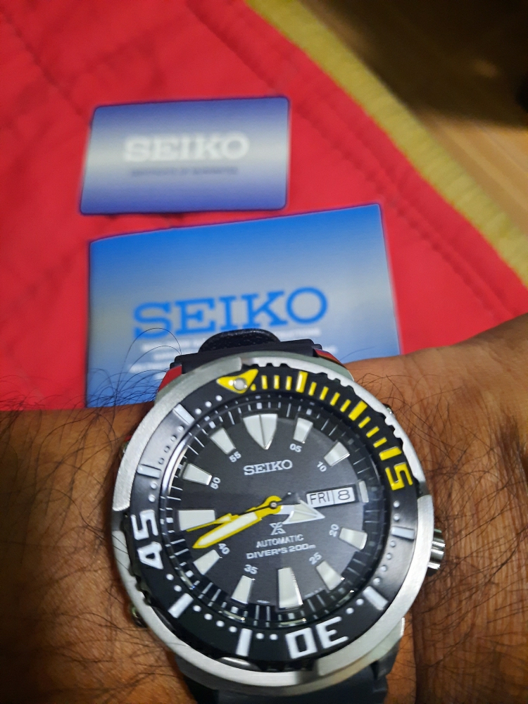 SEIKO SRP639K1 Yellow Fin Baby Tuna 200meters Automatic