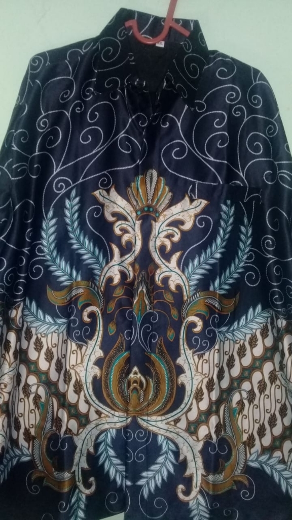 Baju Batik Semi Sutra Batik Pria Silky Premium Full Furing Batik Sutra Lengan Panjang Lazada Indonesia