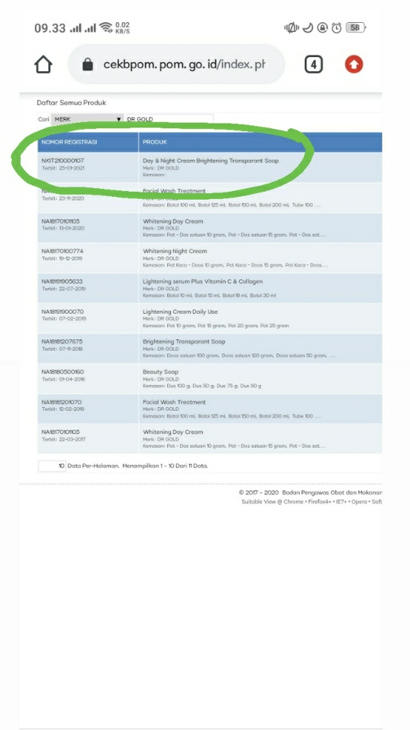 Dr Gold Set 3in1 Whitening Day Night Cream Sabun Original Bpom Lazada Indonesia