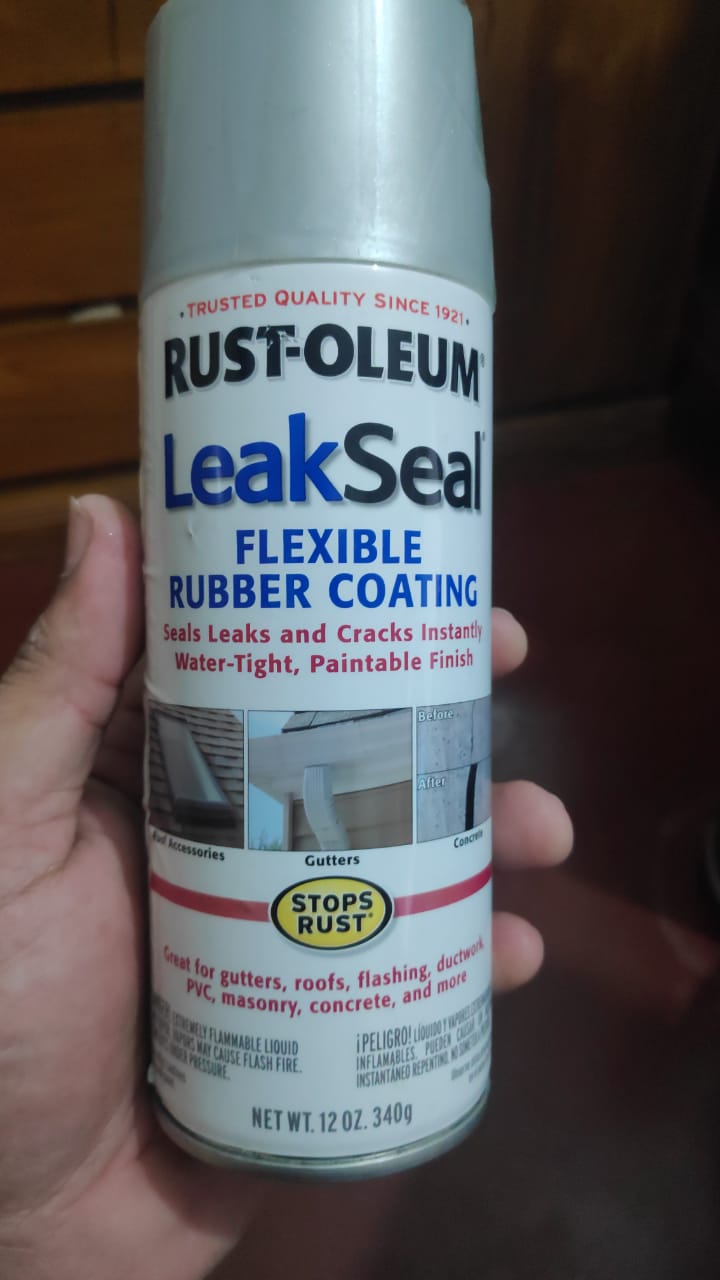 RUST-OLEUM 265494 12 oz Black Leak Seal Spray 