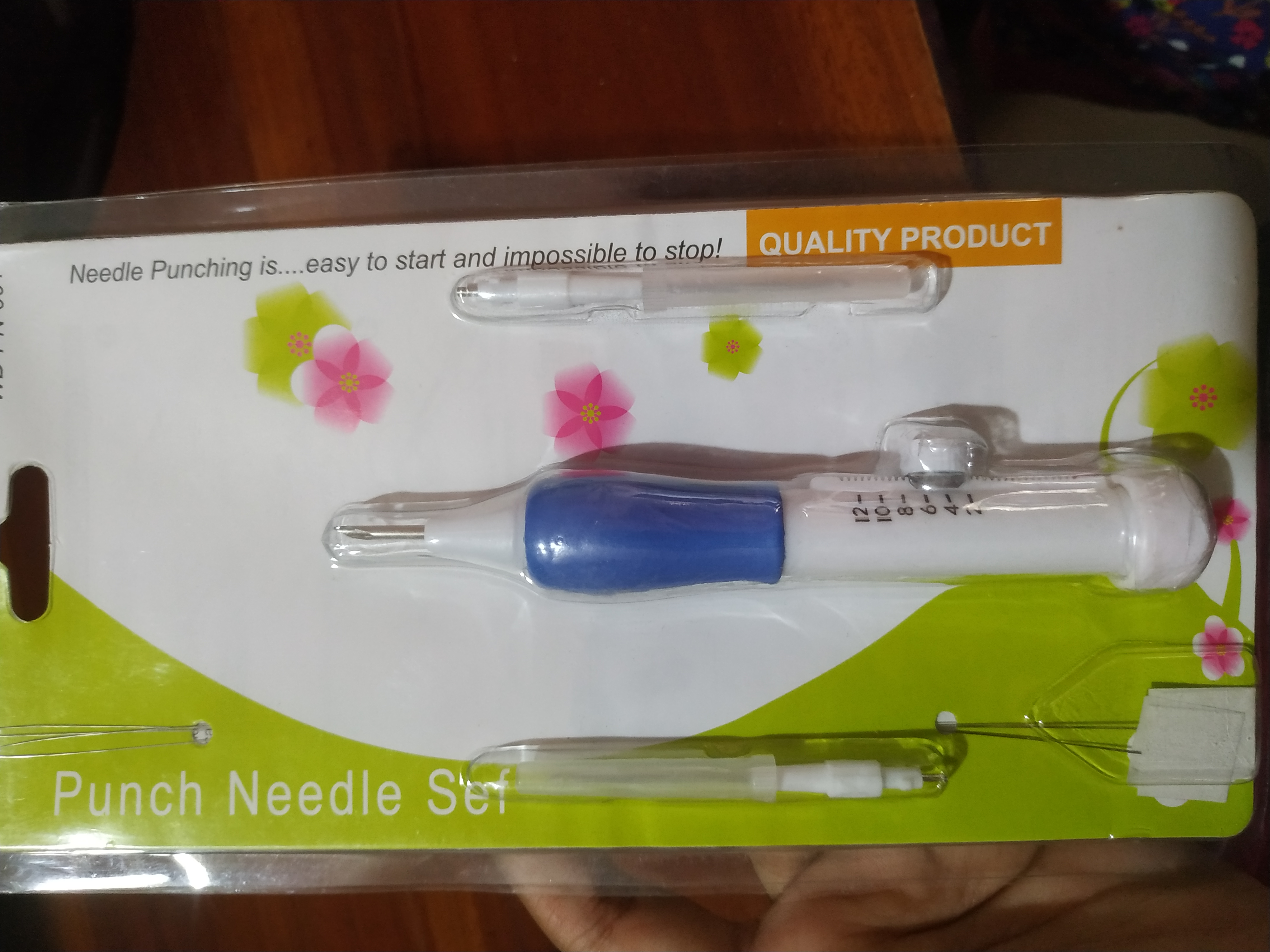 Metal Magic Embroidery Pen Set Embroidery Needle Weaving Tool Fancy Silica  Gel 1*Embroidery Pen+4*Needles Knitting Sewing Tools