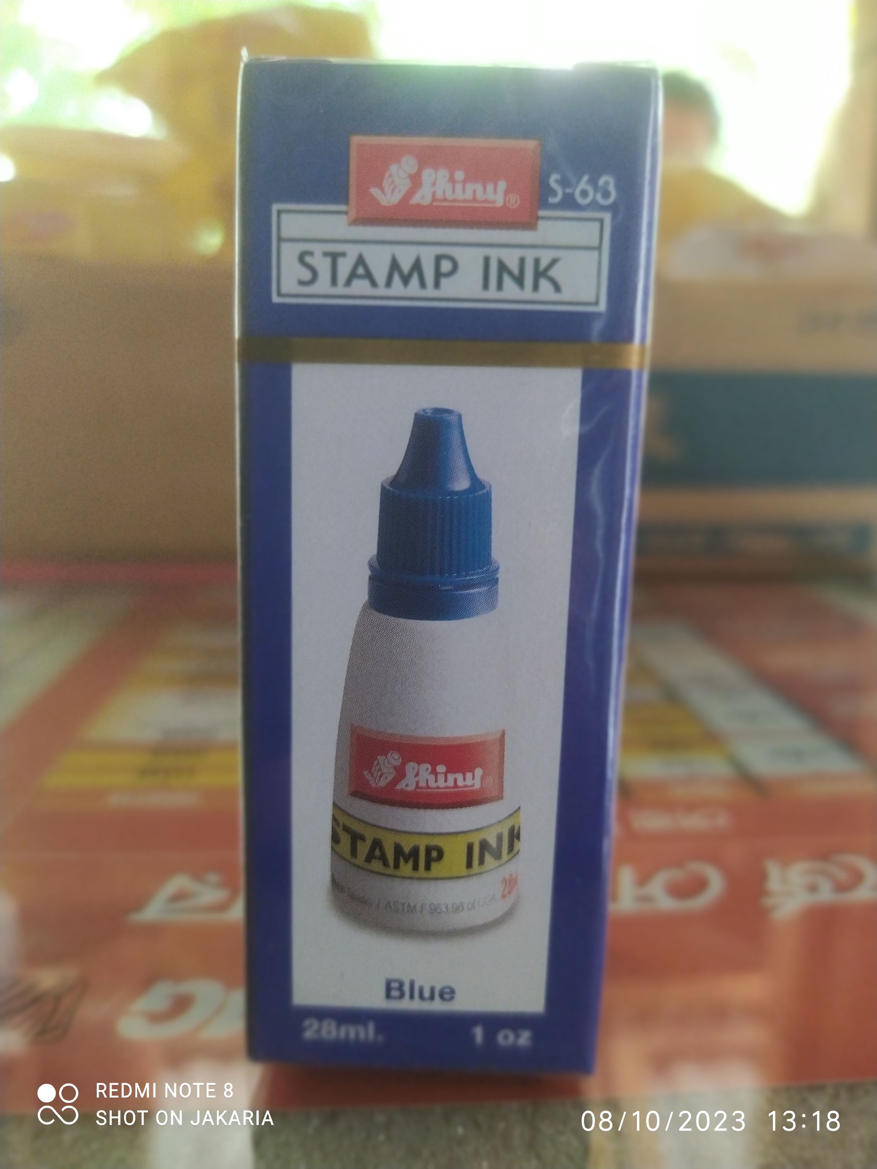 Shiny Stamp Original Blue Ink 28ml Price in Bangladesh