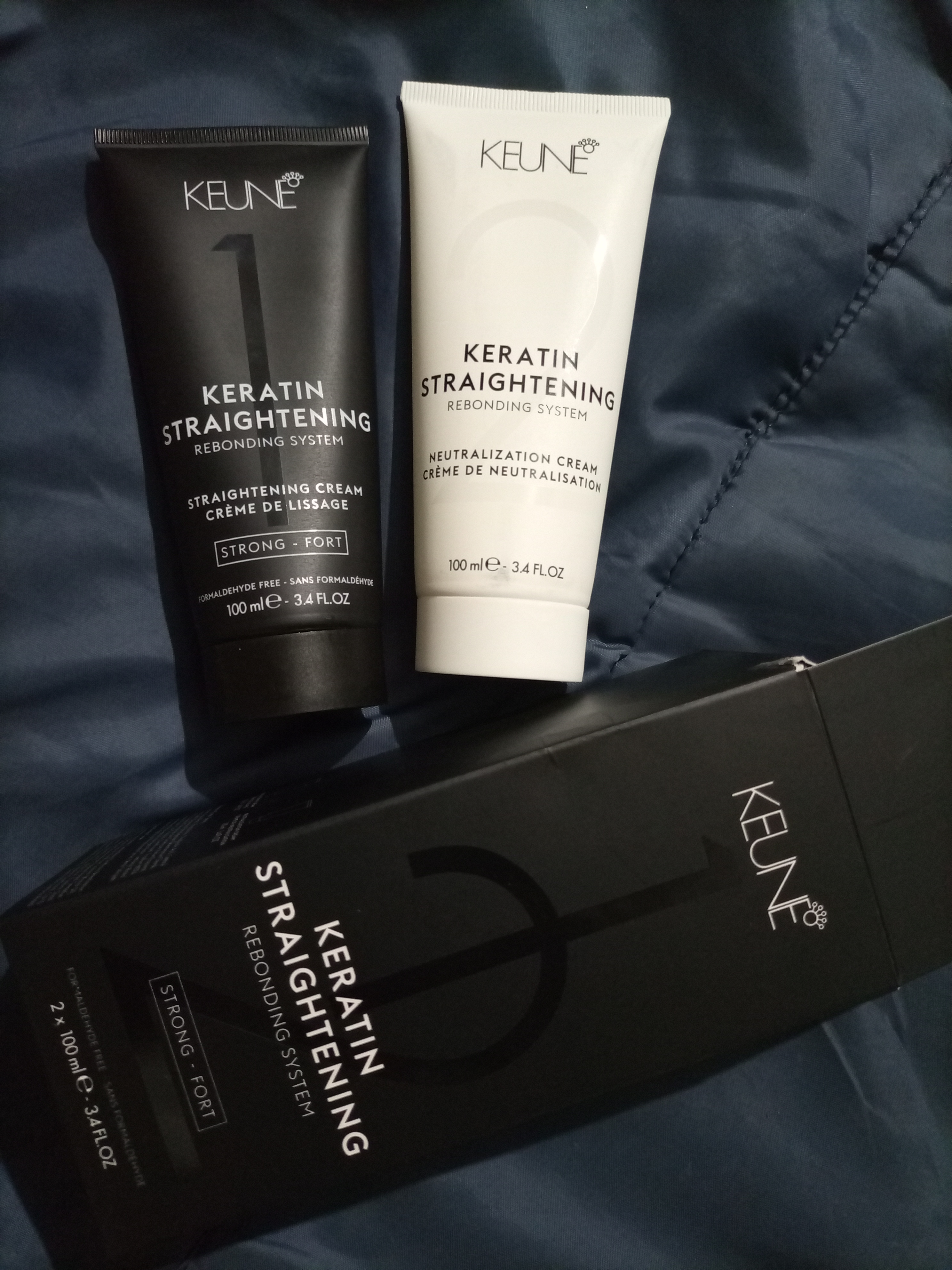 Keune Keratin Straightening Rebonding Kit For Strong Hair Daraz.pk