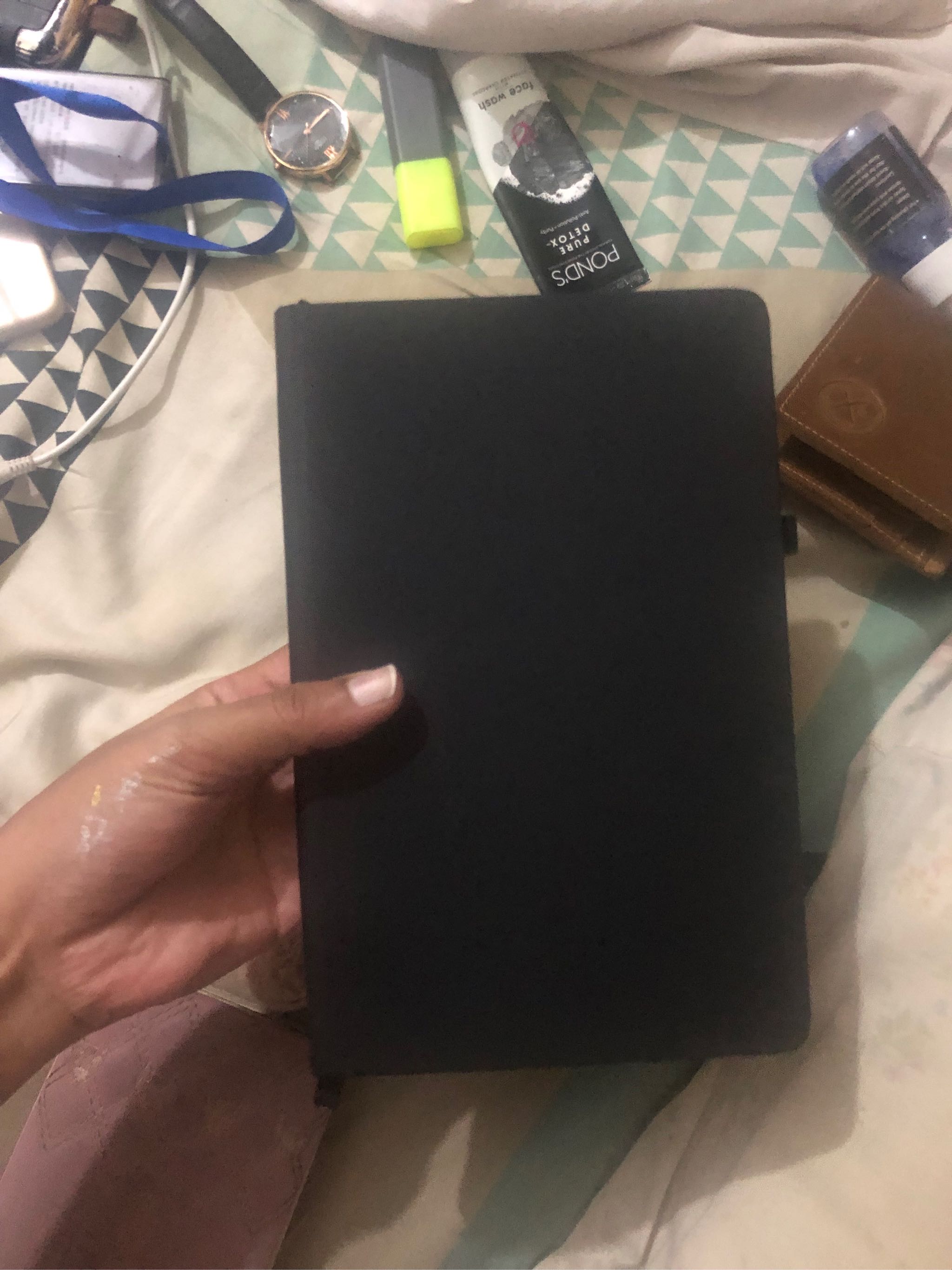 Black Paper Notebook / Black Paper Journal with Black Cardboard