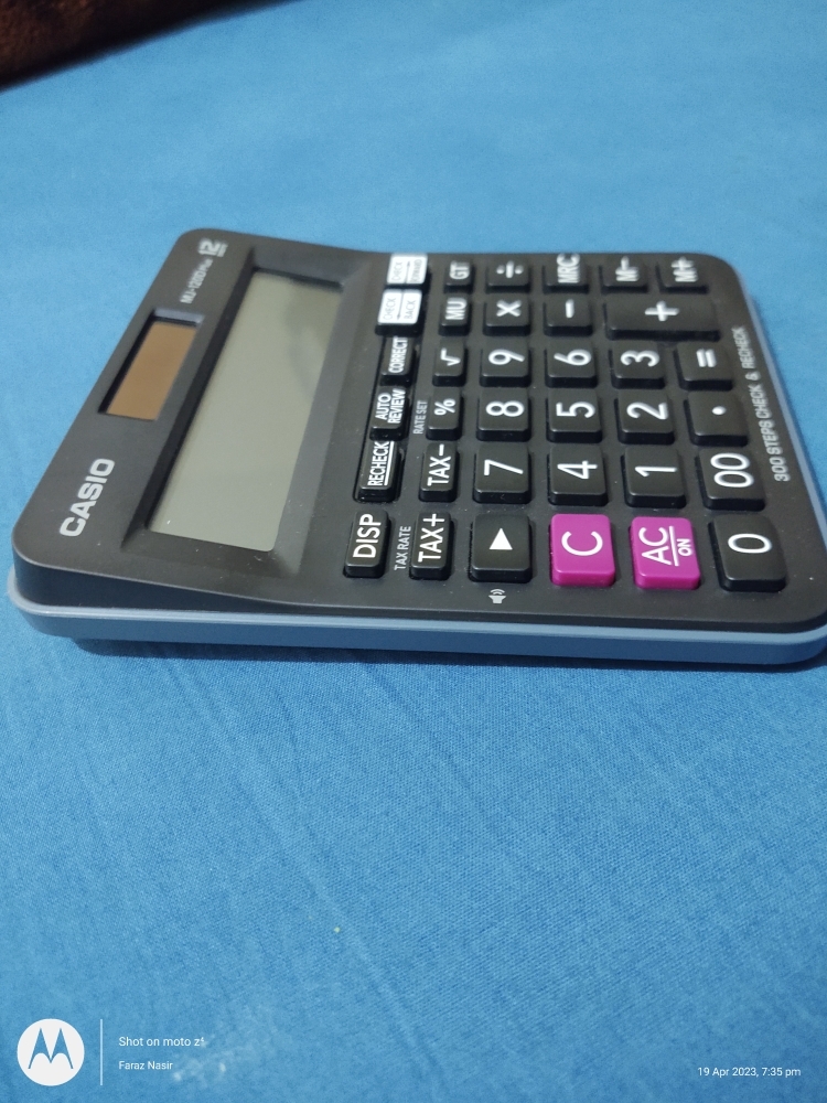 Casio MJ 120D Plus 300 Steps Check and Correct Desktop Calculator