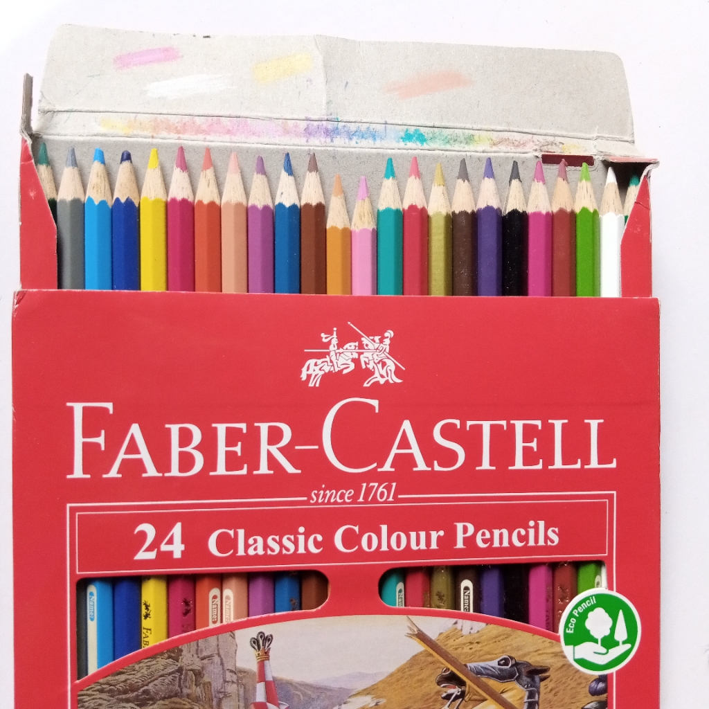 Faber-Castell Faber Castell Classic Color Pencils 24 Colour Set Full Size