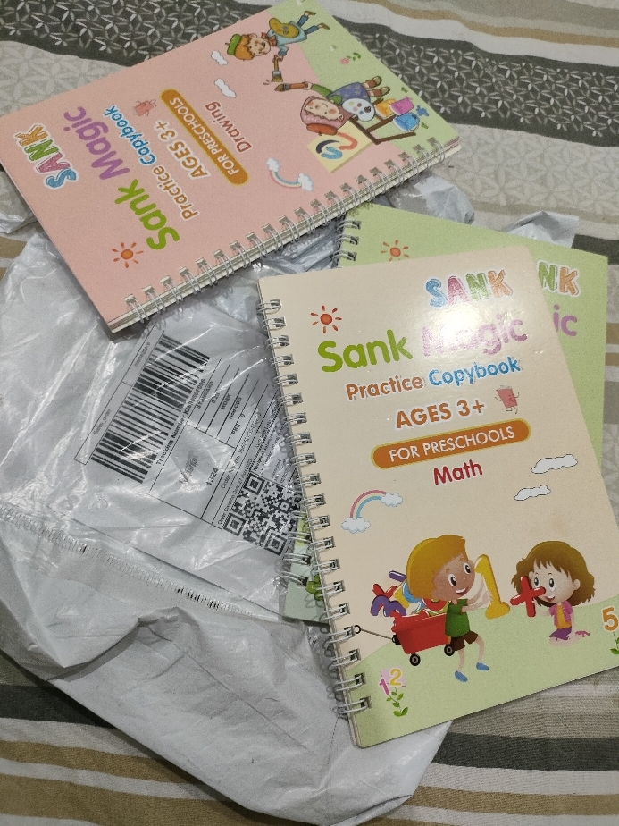 Sank Magic Book-Reusable Practice Copybook for Kids - The Print  Handwiriting Workbook-Reusable Writing Practice Book （Handwriting Copybook  Set with Magic Pens, eusable Letter Number Writing Book Workbook  Calligraphy Tracing Writing Practice Book）