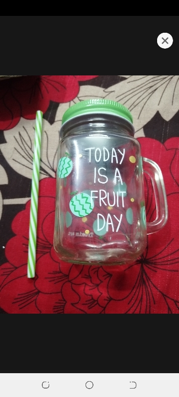 MMPRINTS Juice Jar With Straw Glass Mason Jar Price in India - Buy MMPRINTS Juice  Jar With Straw Glass Mason Jar online at