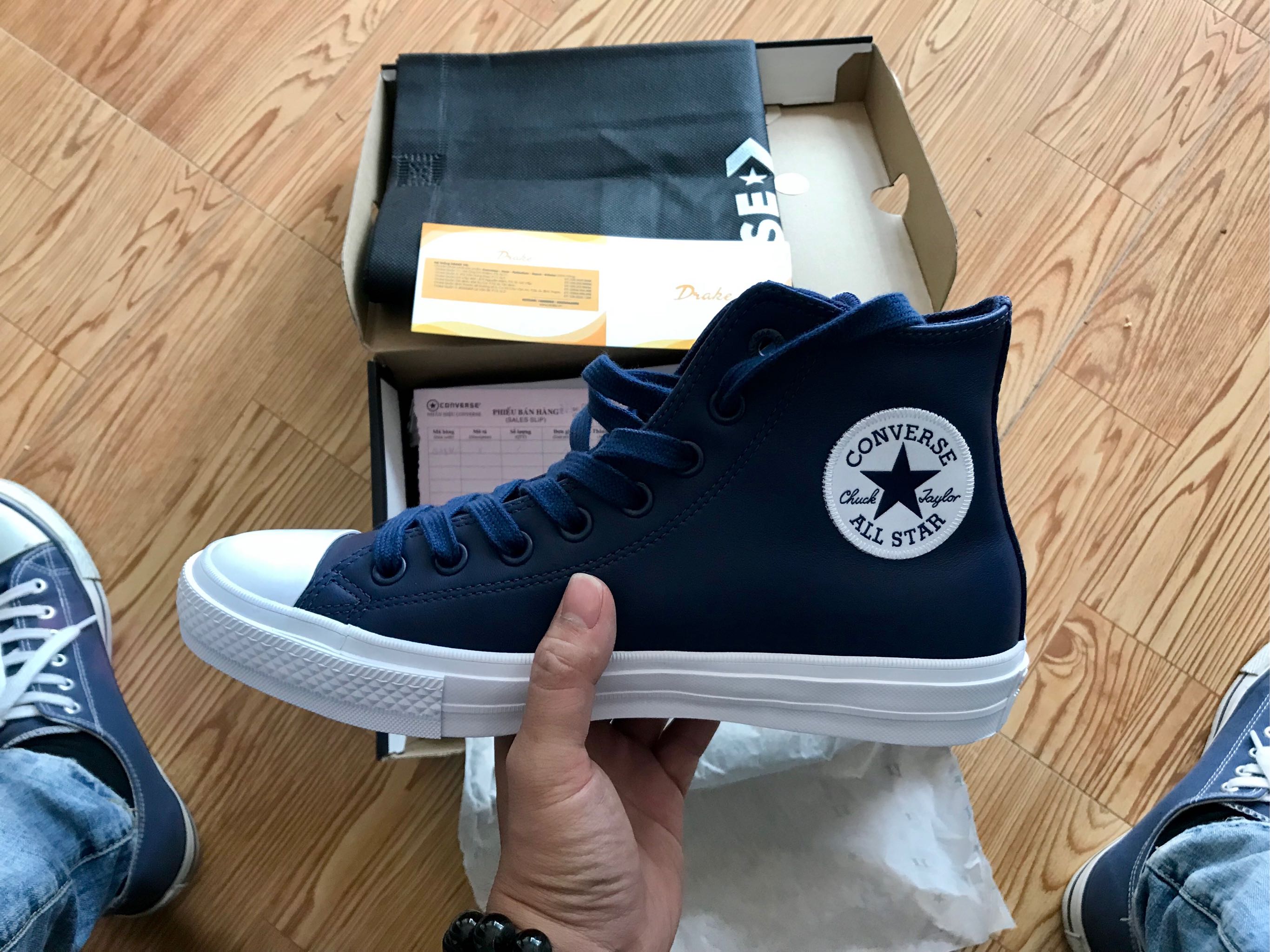 converse chuck 2 xanh navy