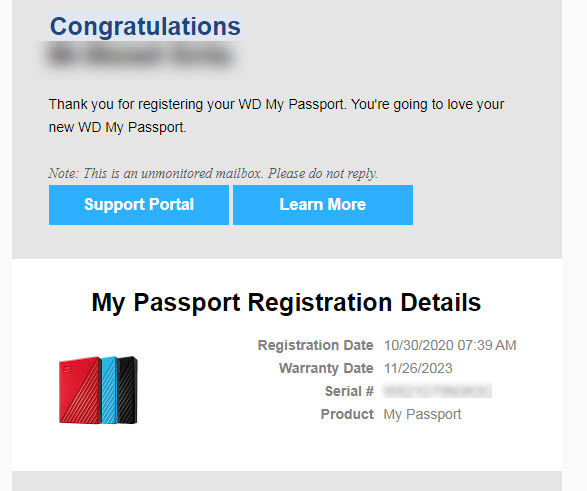 do you have to register your my passport for mac before using?