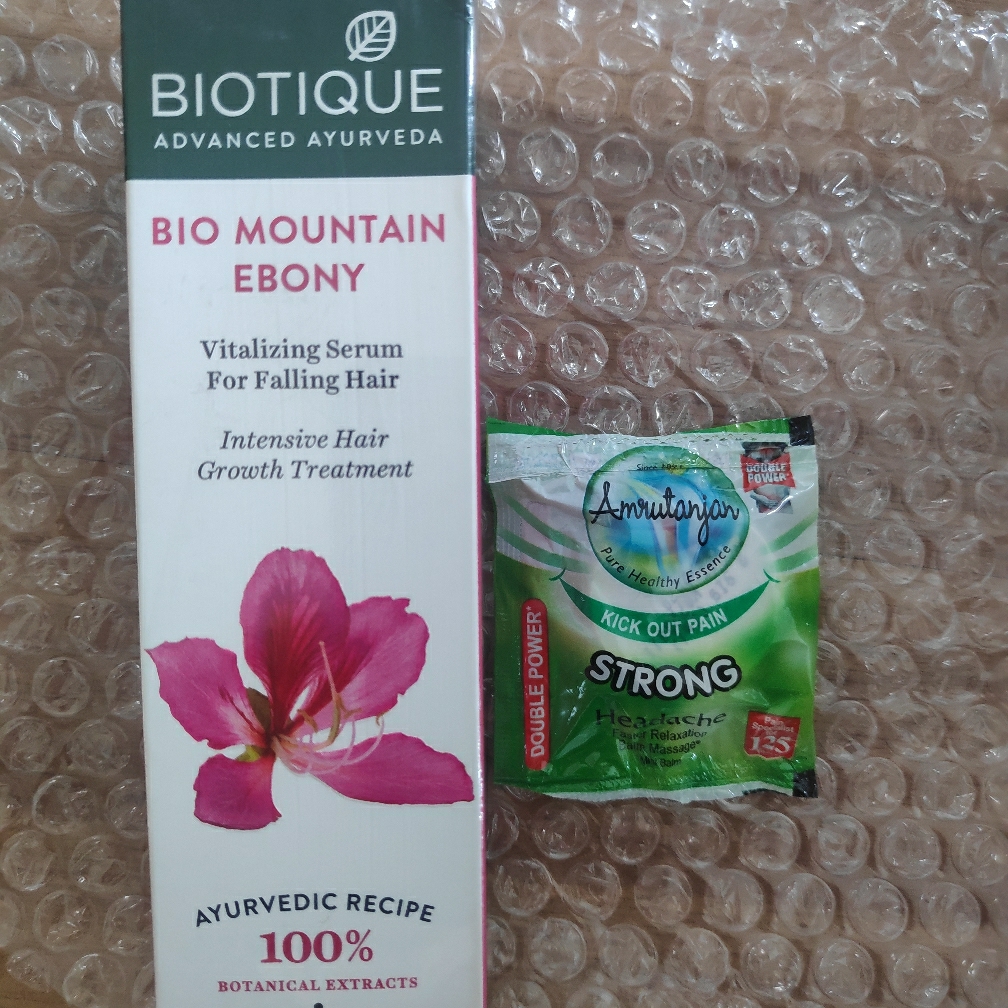 Biotique Bio Mountain Ebony Vitalizing Serum For Falling Hair Intensive Hair  Growth Treatment, 120ML | Lazada