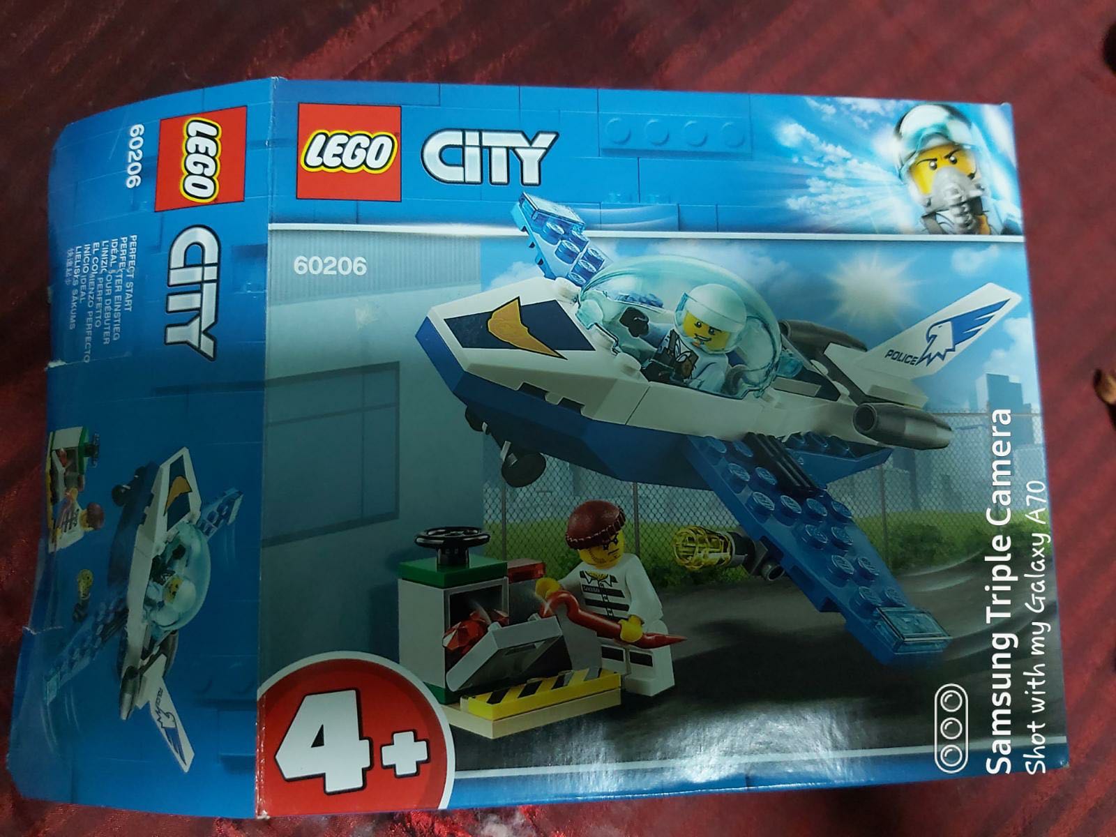 Lego 60206 Lego City Avion Policia LEGO City Sky Police Jet Patrol