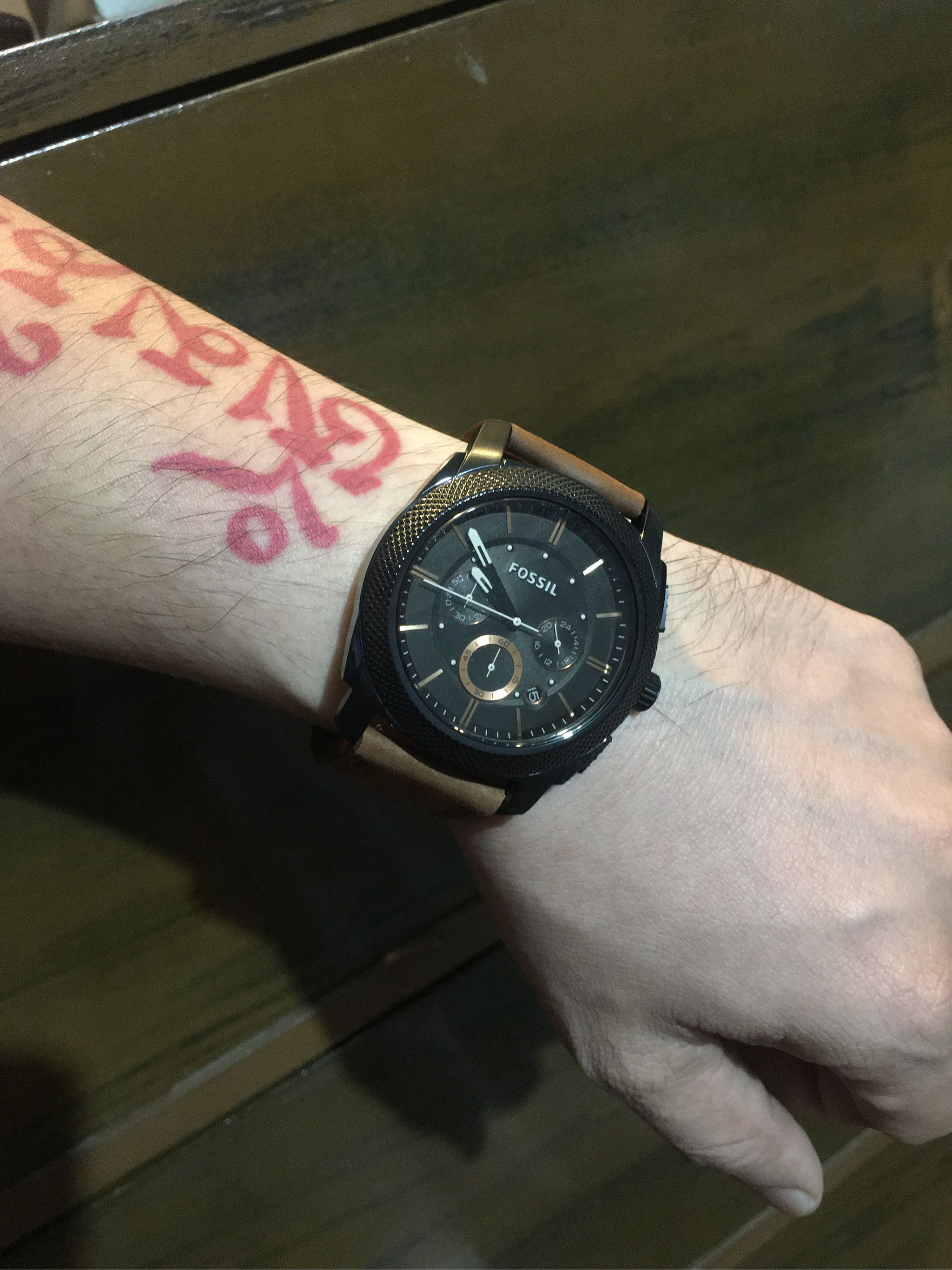 Fossil Machine Chronograph Brown Dial 