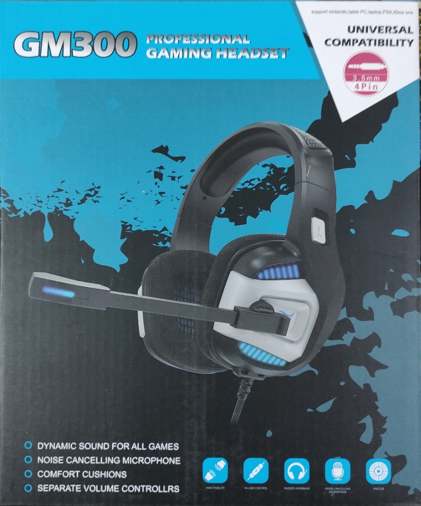 New arrival GM300 Gaming Headset with 7 