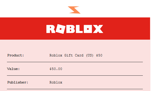 🥇50 USD Gift Card (USA) (Roblox)
