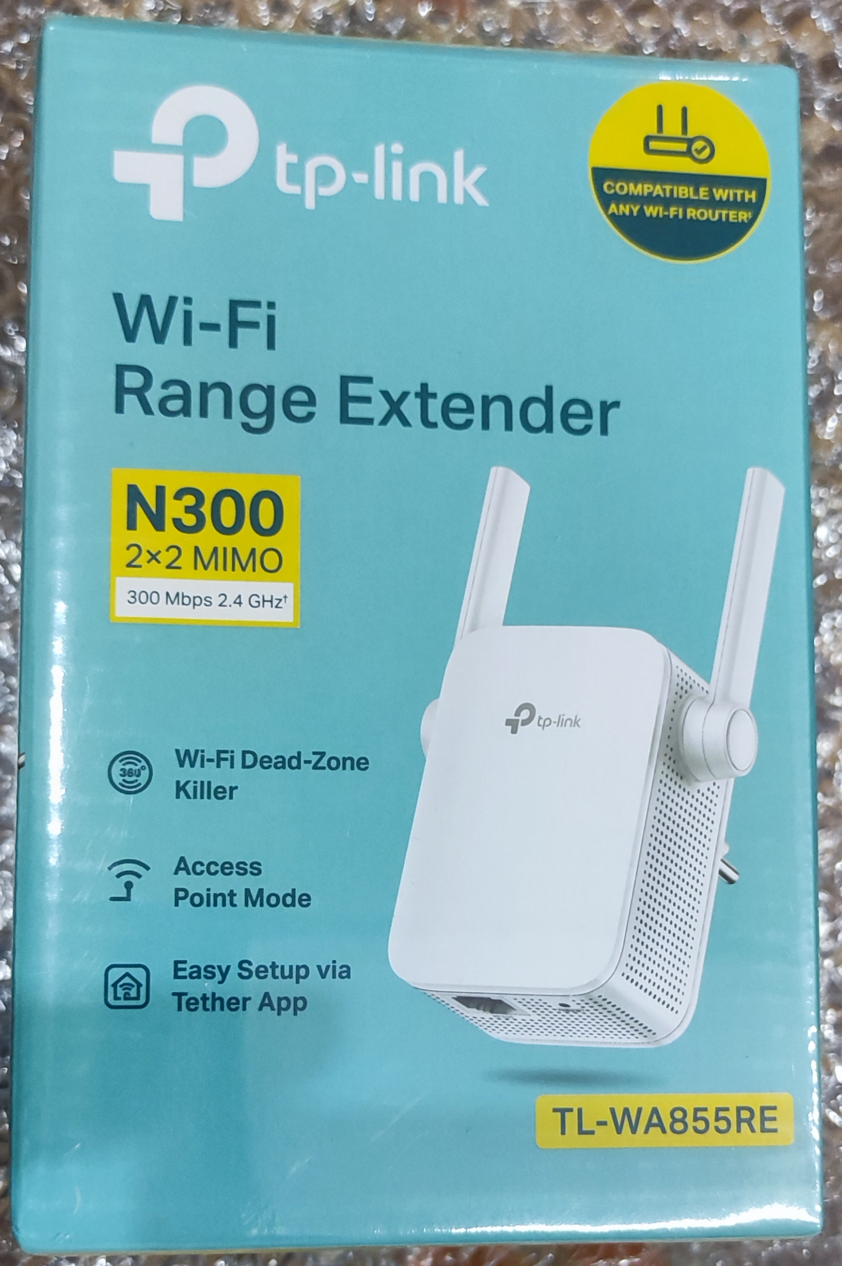 Repetidor inalambrico TP-LINK TL-WA855RE N300 2.4Ghz 300Mbps TP-Link  TL-WA855RE