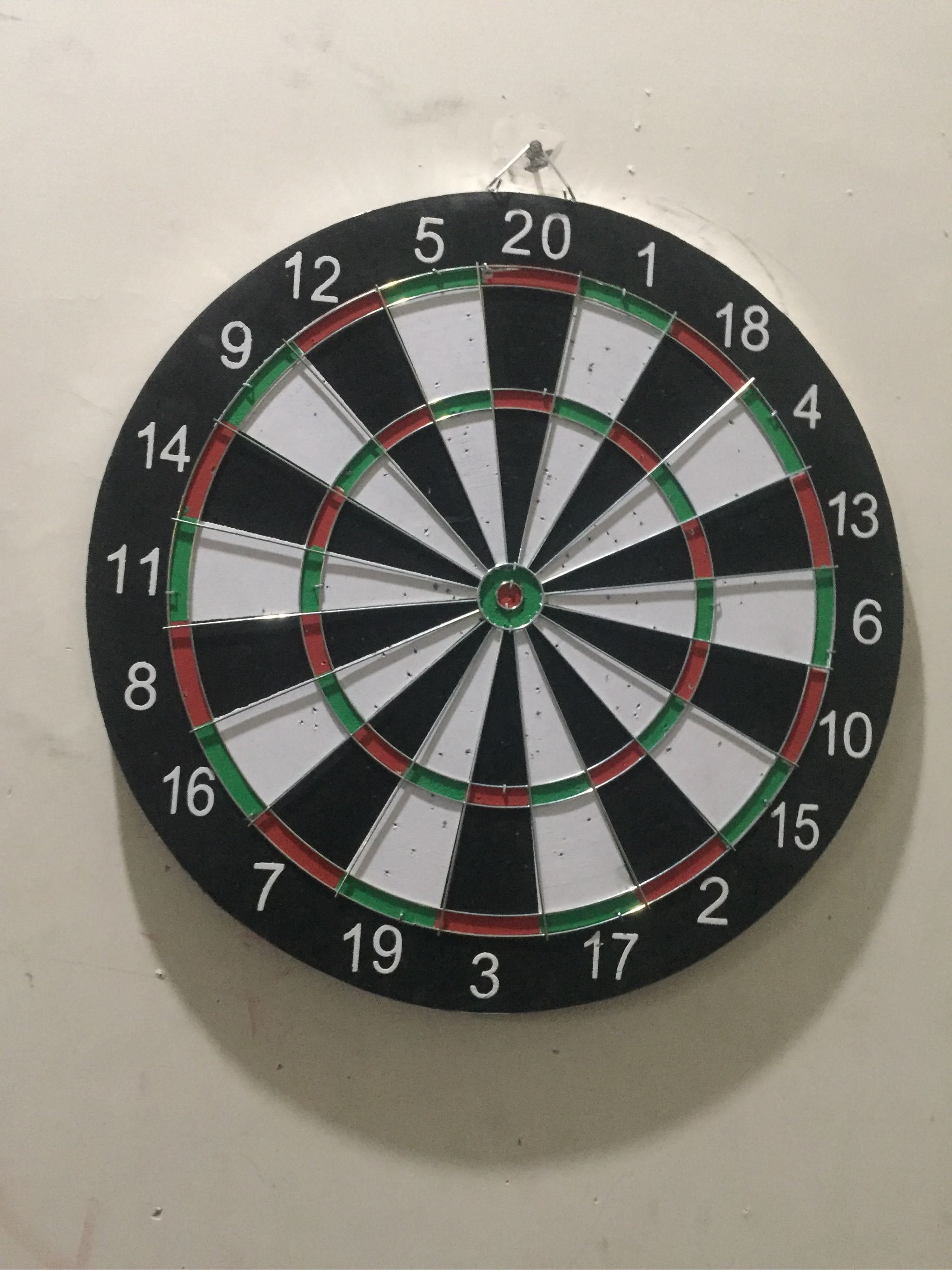  "18"" Dart Board with 6 Darts and 1 Double Sided score Game Set"
