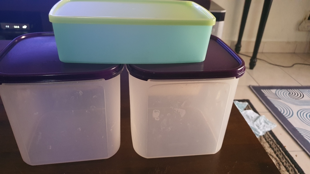  Tupperware Modular Mates Square Replacement Lids Seal Lid 1623  Dewberry 7 x 7: Home & Kitchen