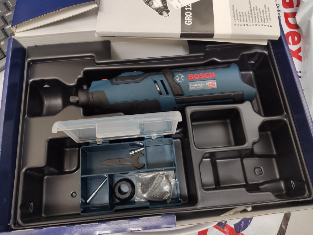 BOSCH GRO 12V-35 CORDLESS ROTARY TOOLS COLLET 3.2MM COME WITH