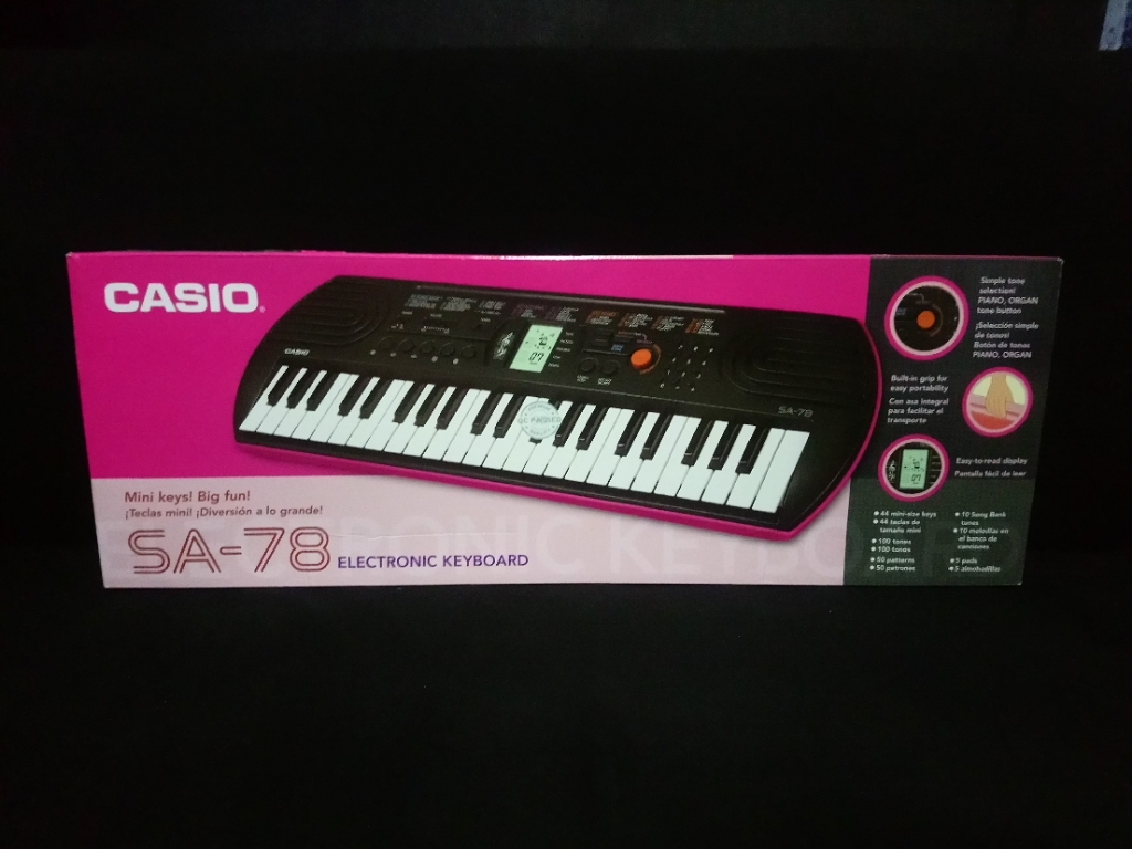 Casio SA 78 44 Key Mini Personal Keyboard MINI PIANO for