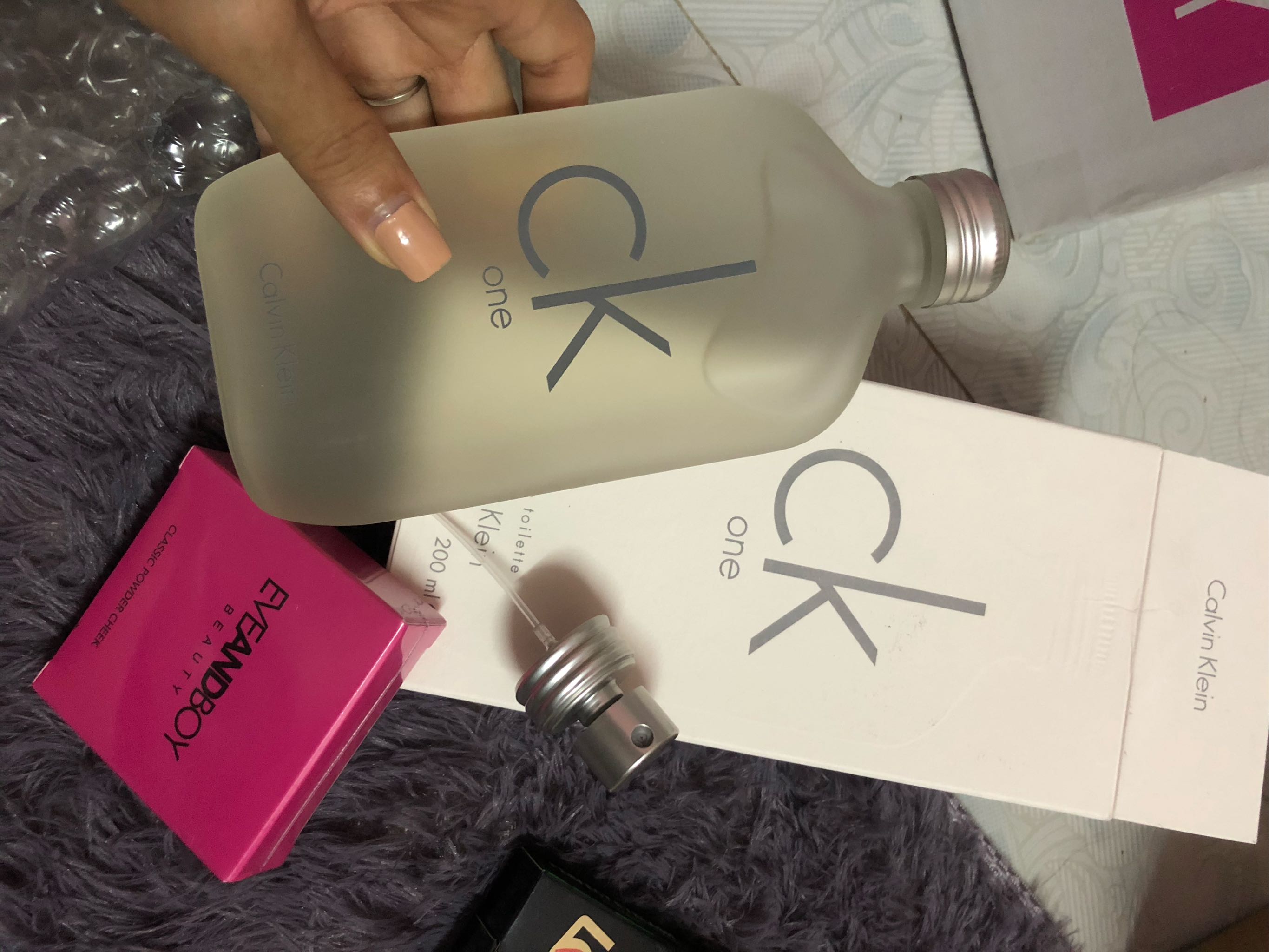 calvin klein one body spray