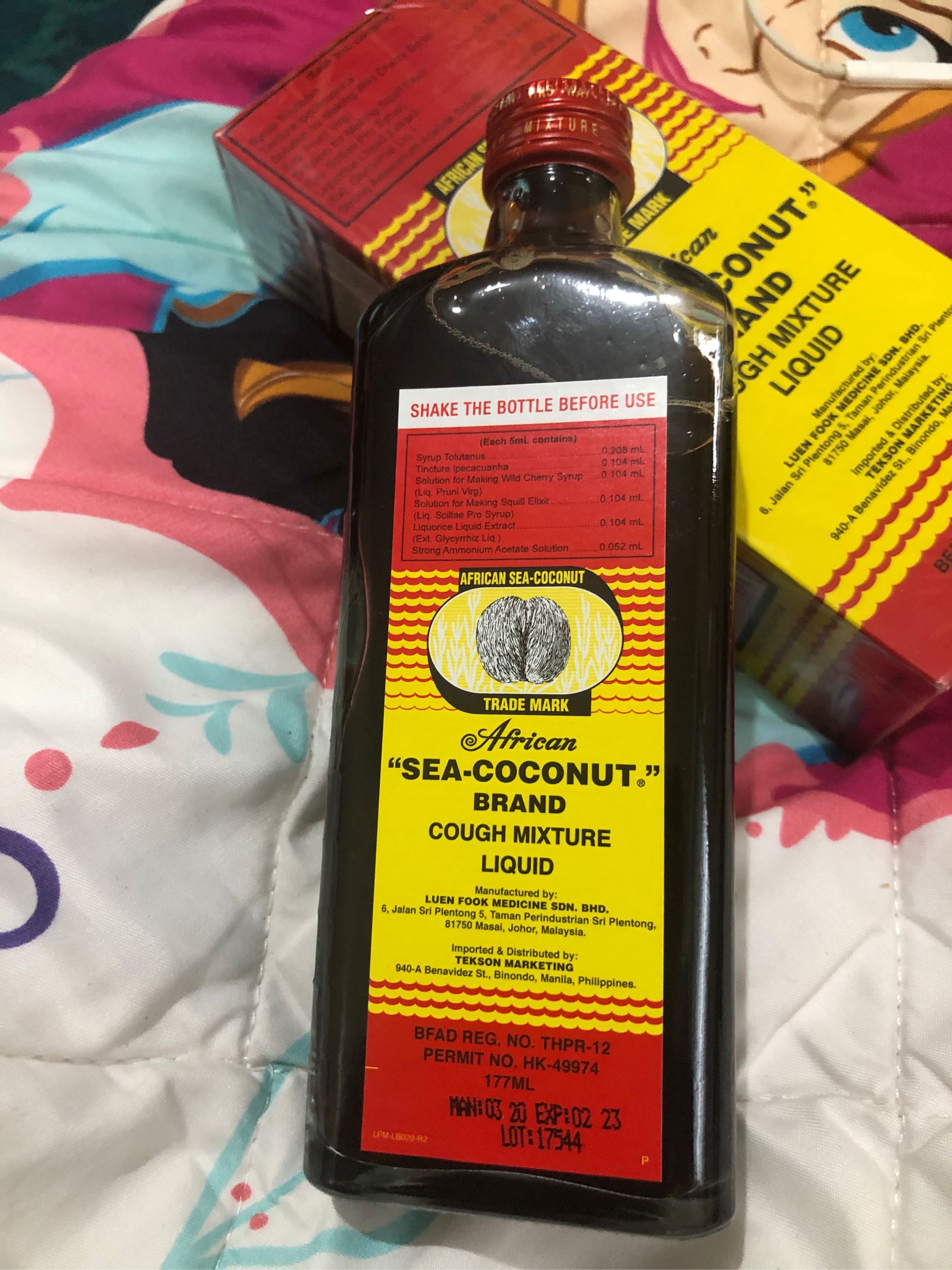 African Sea Coconut Cough Mixture Lung Tonic 177ml Lazada Ph