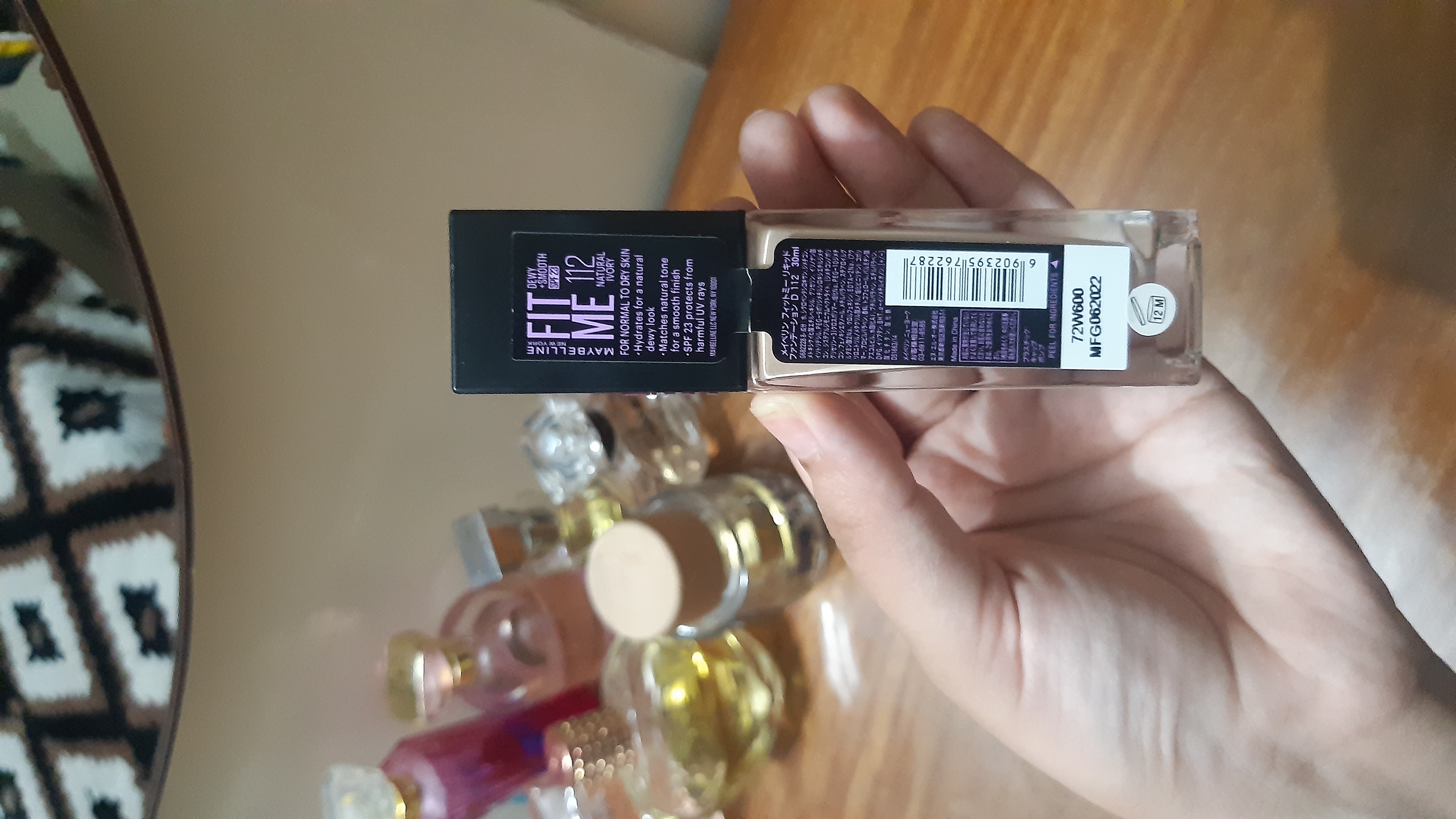 Maybelline Ny New Fit Me Dewy + Smooth Liquid Foundation Spf 23 - 112 –