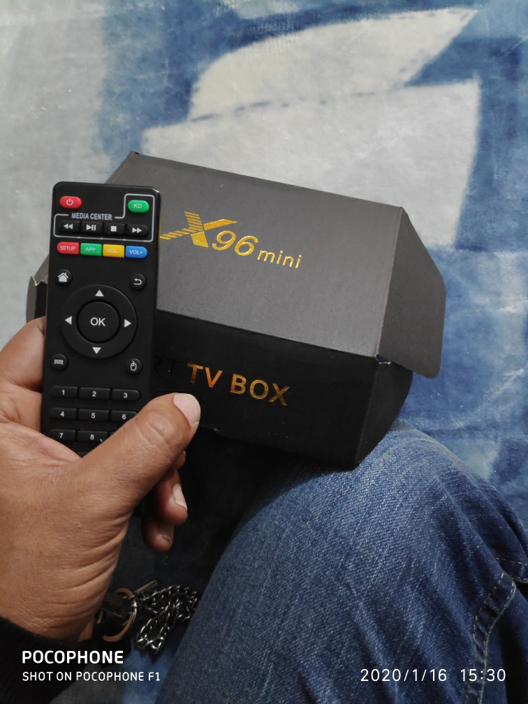  X96 Mini Smart Tv Box Android 7.1 Os Smart Tv Box 2Gb 16Gb Amlogic S905W Quad Core Support 4K Media Player 30Tps 2.4Ghz Wifi X96Mini Set-Top Box
