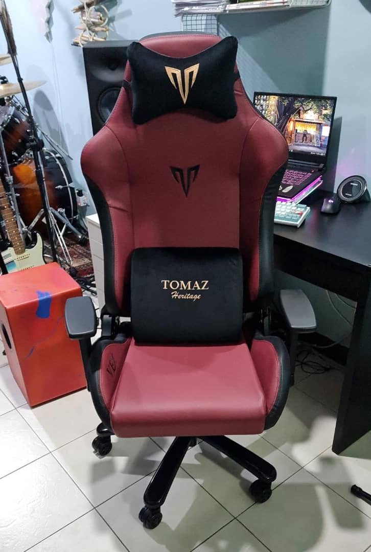 UNBOXING GAMING CHAIR TOMAZ - TROY (BURGUNDY