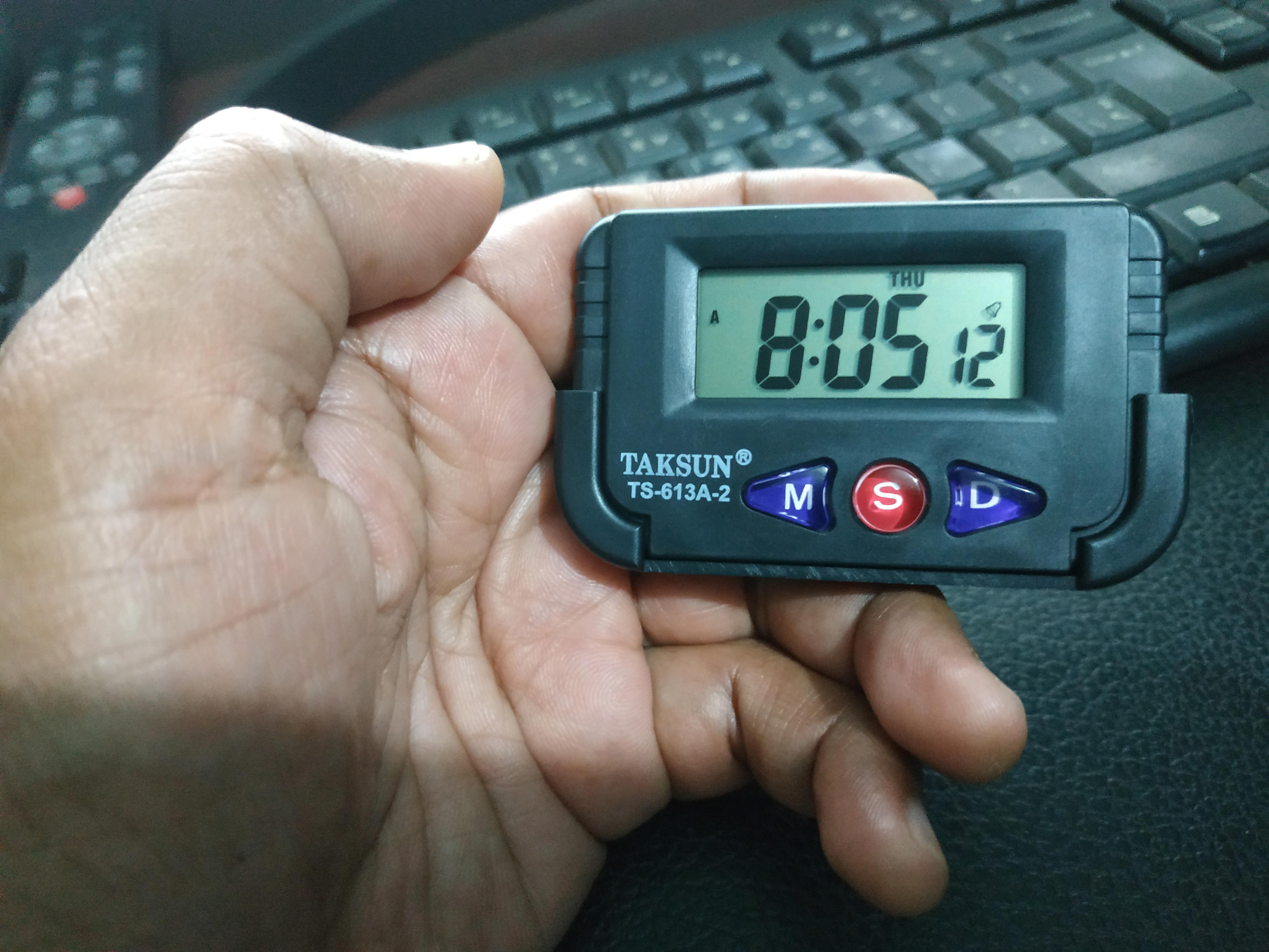 Taksun Car Dashboard / Office Desk Alarm Clock And Stopwatch With Flexible  Stand Digital Plastic Rectangular Table Clock - Pack of 1: Buy Taksun Car  Dashboard / Office Desk Alarm Clock And