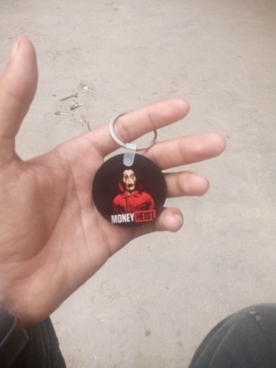 Money Heist School Bag Keychain for (Boys Girls) High Quality