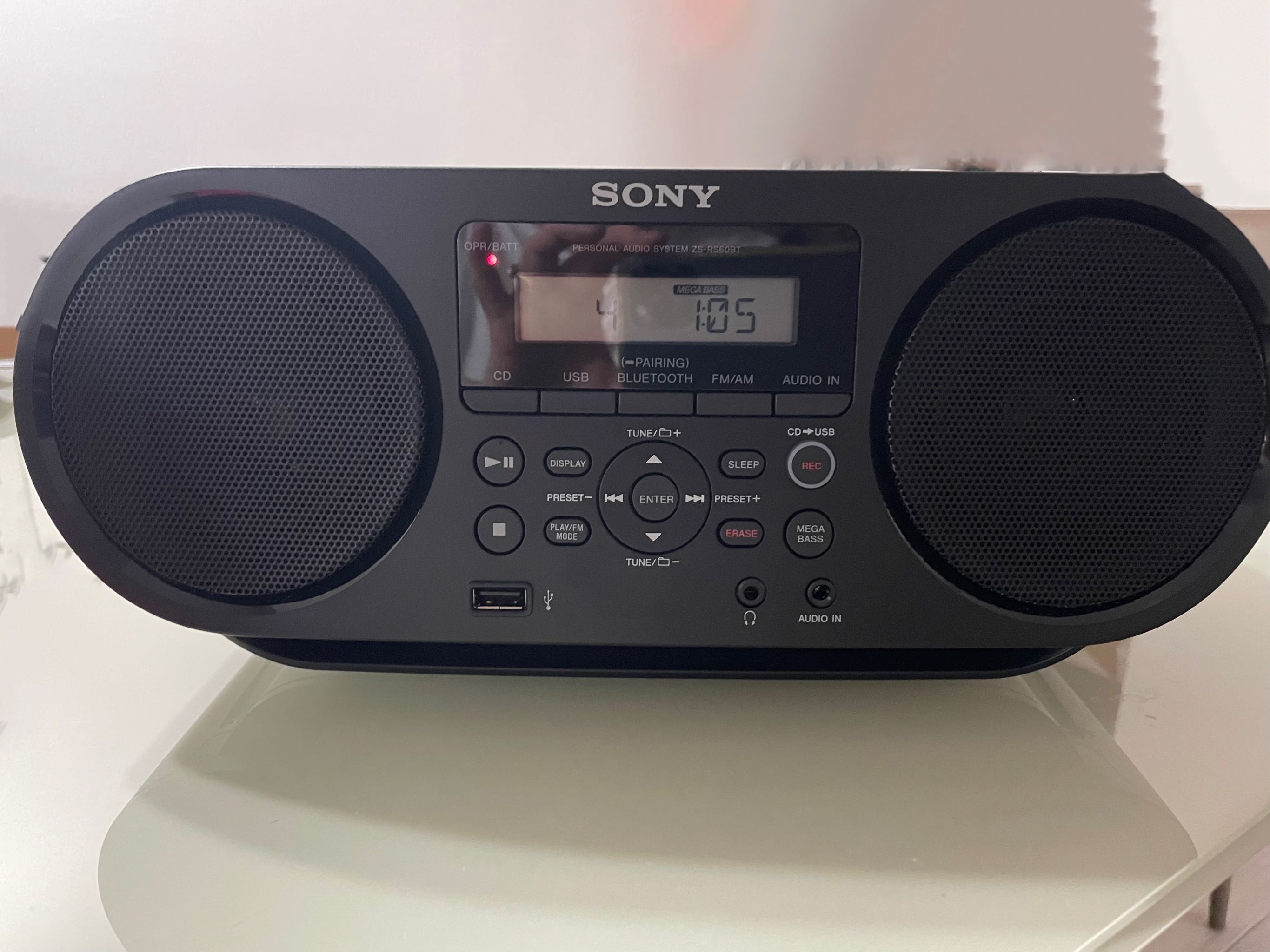 Sony ZS-RS60BT CD Boombox with Bluetooth Lazada Singapore