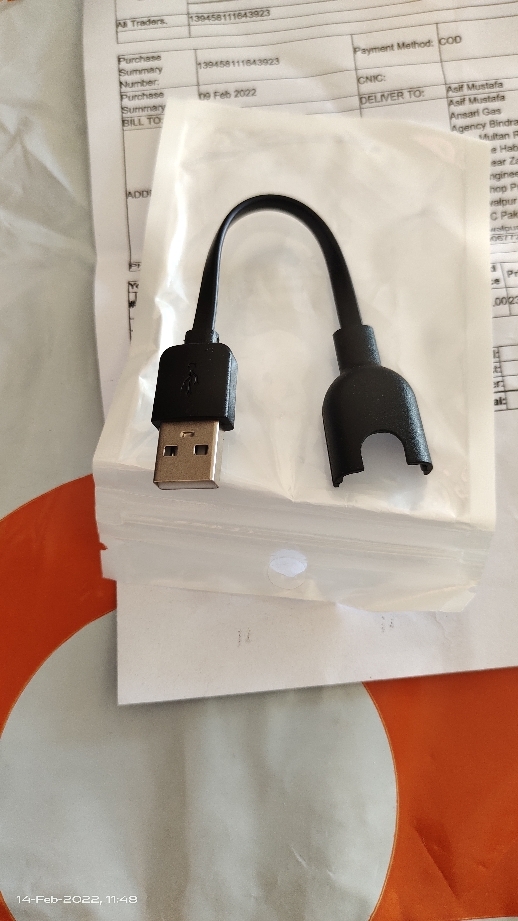 Charging cable Xiaomi Mi Band 3 AK-SW-12