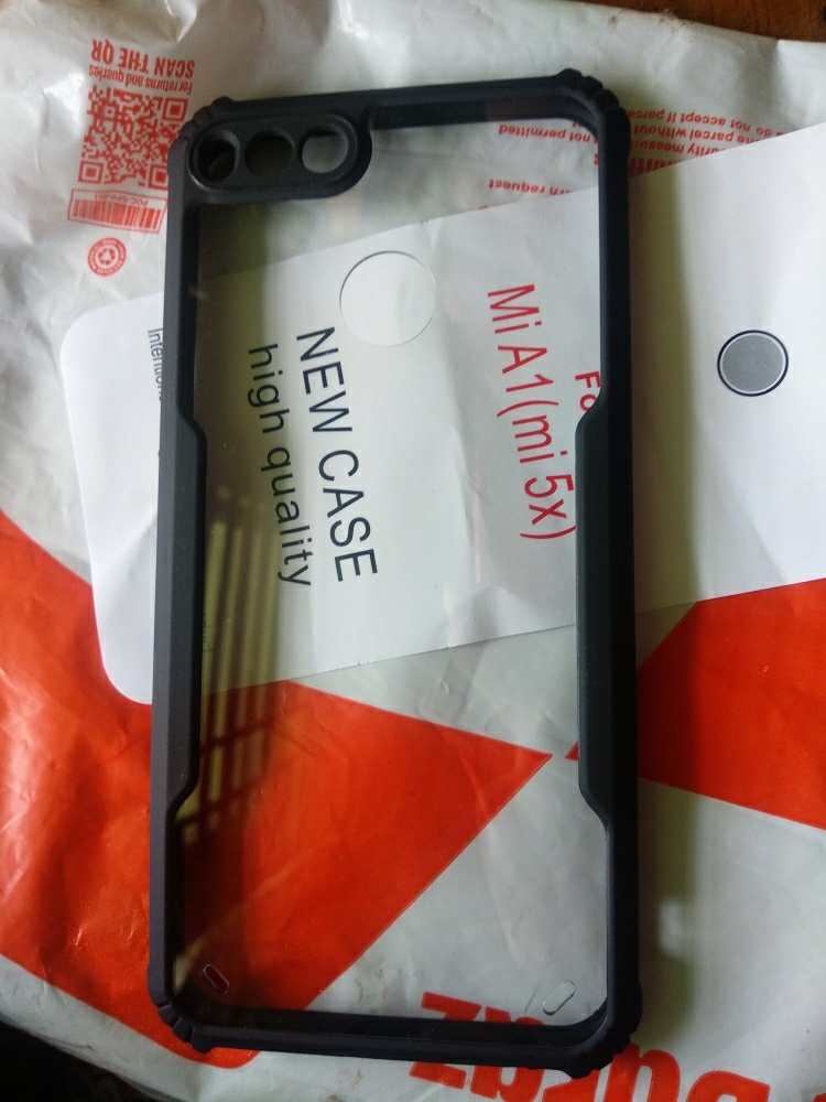 For Xiaomi Mi A1 Mi 5X Shockproof TPU Bumper Hard Clear Acrylic