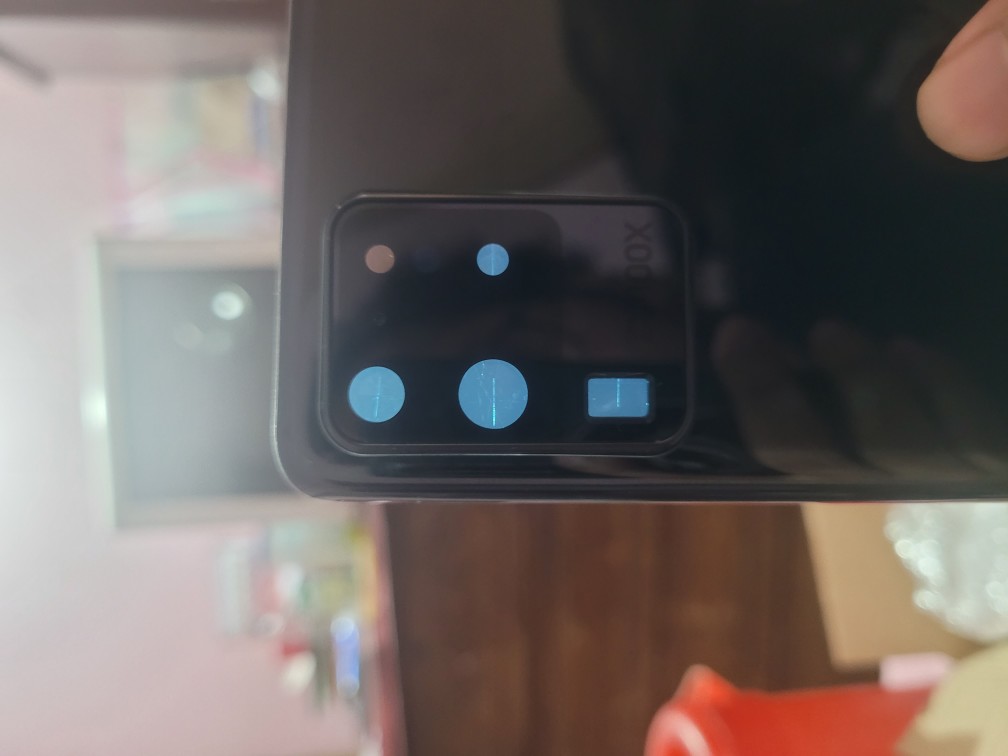 Cracked S20 Screen Cover Back Glass S20 Ultra Cracked Screen