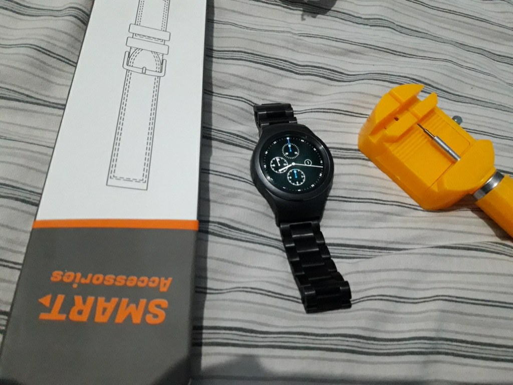 【即納】 2x Clasp Buckle Strap Adapter Lugs Adapters Connector For Gear S2