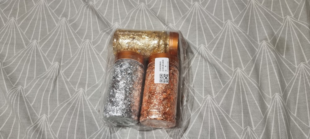 Gold Foil Flakes for Resin Tray Molds,3 Bottles Metallic Foil Flakes for  Painting Arts and Crafts, Art