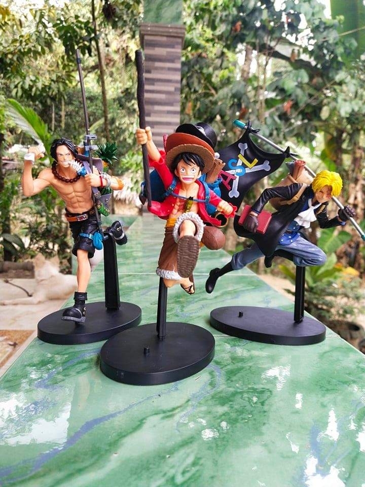 Luffa orders ace sabo mania figures comes with box one piece