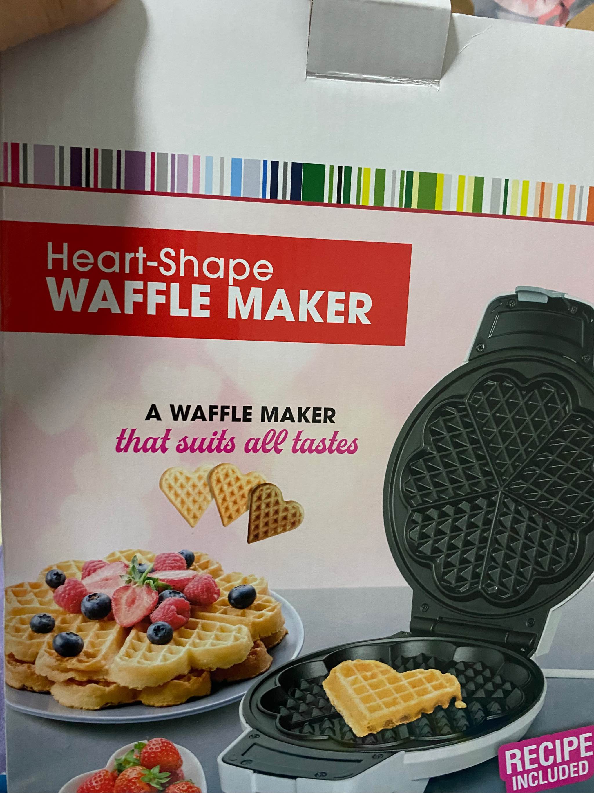 heart belgian waffle maker
